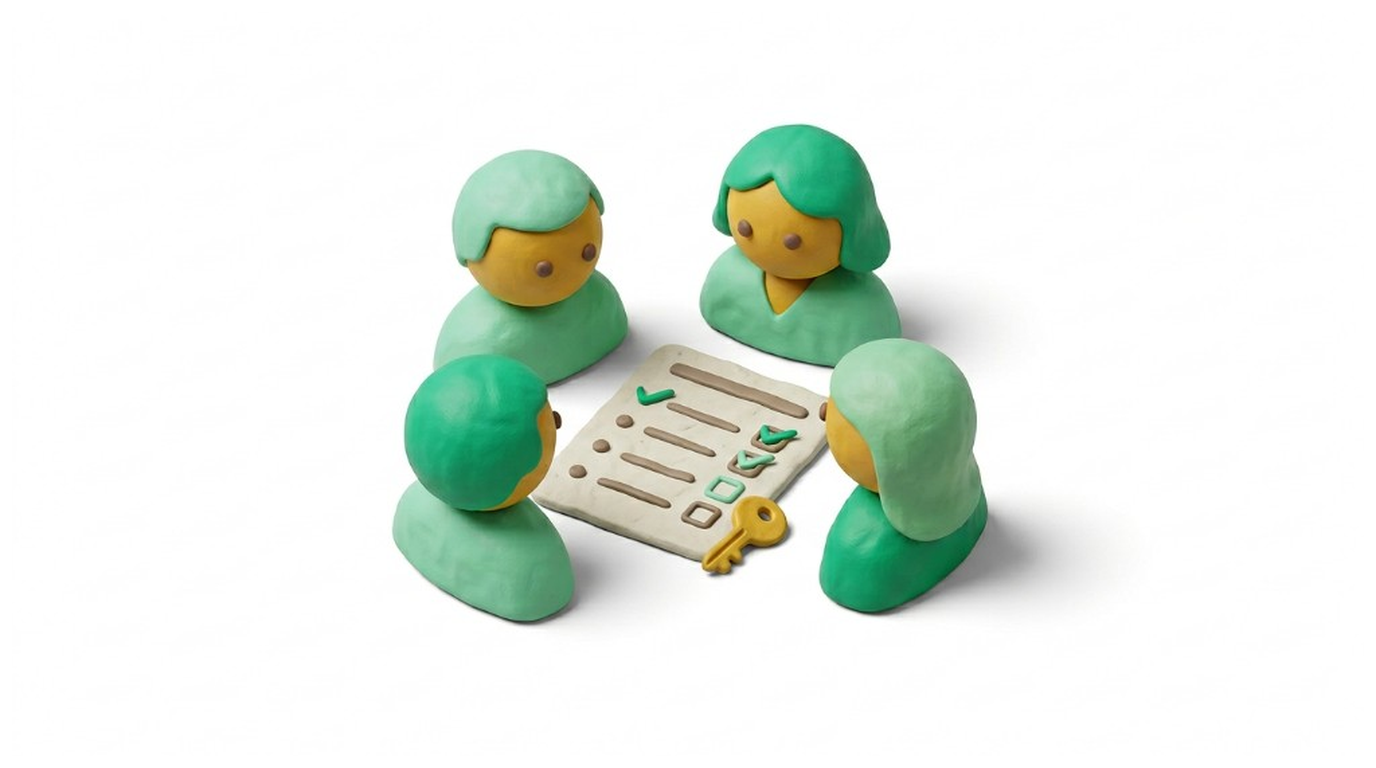 Illustration: Rollen, Zuweisung, Transparenz