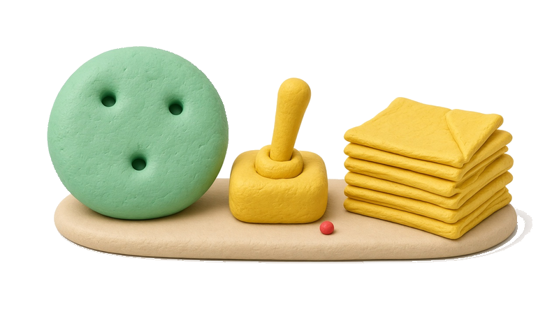 Symbolbild: Cookie, Schalter und Dokumente