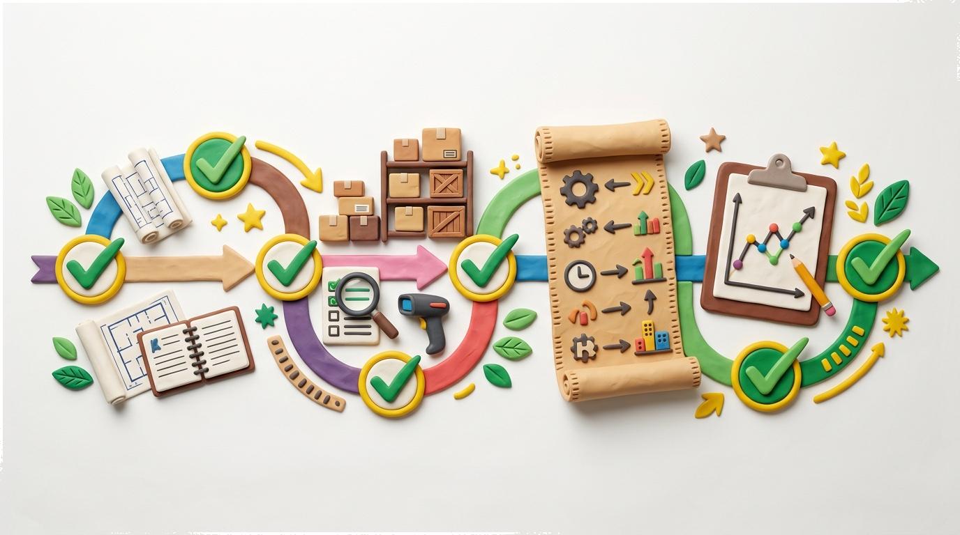 Illustration: Inventur, Verlauf und laufende Kontrolle