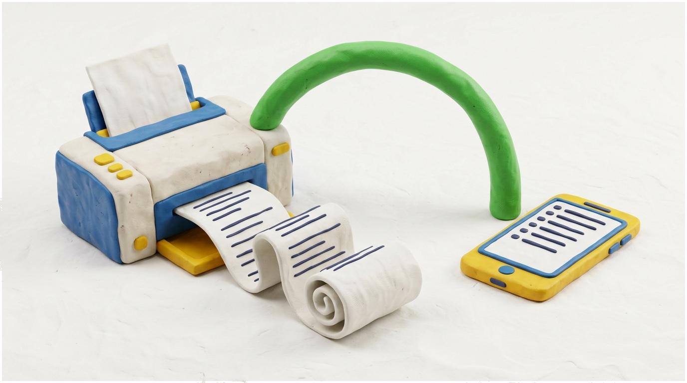 Illustration: Auto-Druck und mobile Pickliste