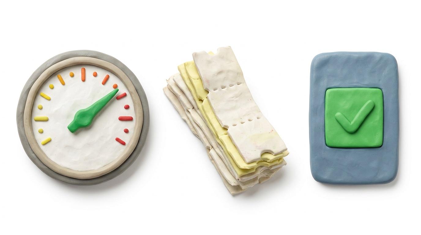 Illustration: schnelle Listen und Warteschlange im Versand